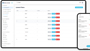 Lesson Planning screenshot